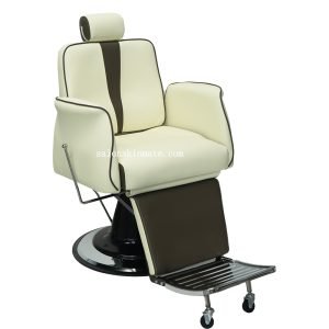 white barber chairs