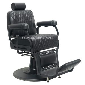 black barber chair
