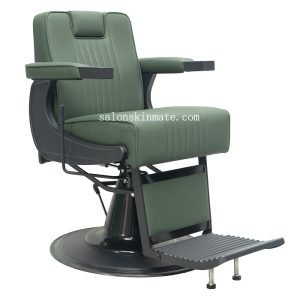 barber chair green