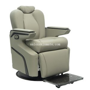 barber chair grey