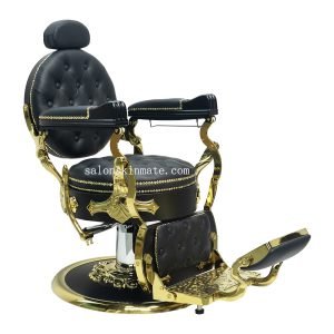 golden barber chair