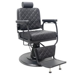 Hydraulic Recliner Chair Hot Sale Synthetic Leather for Barber Shops and Salons