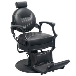 Heavy Duty Hydraulic Recline Professional Salon Chair 360 Degree Swivel Barber Shop