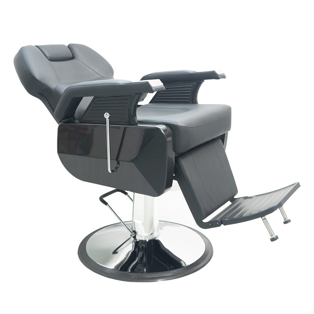 Modern Heavy Duty Steel Barber Chair Synthetic Leather Hair Salon Barber Shop Furniture - Image 3