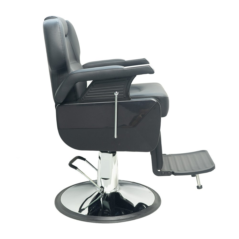 Modern Heavy Duty Steel Barber Chair Synthetic Leather Hair Salon Barber Shop Furniture - Image 4