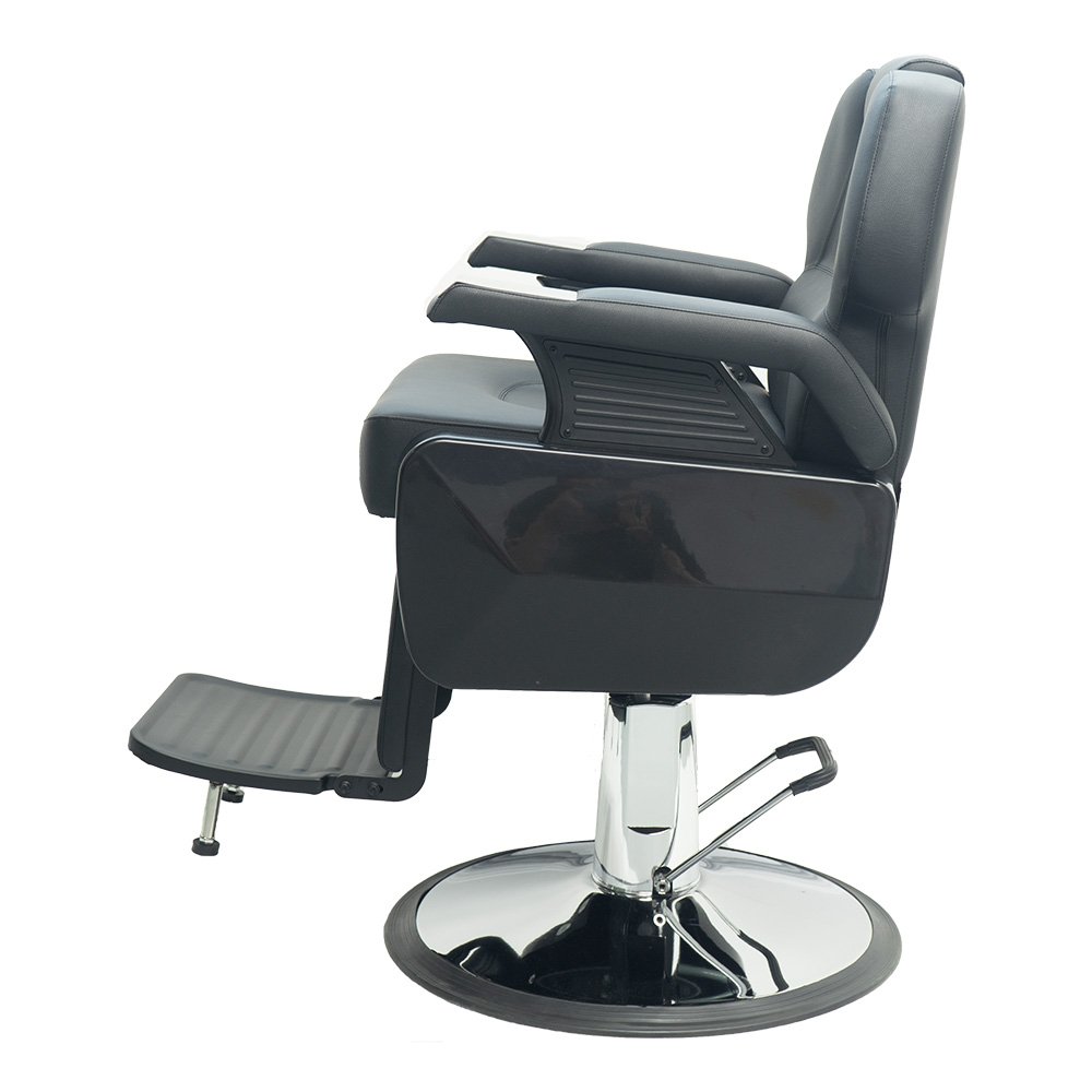 Modern Heavy Duty Steel Barber Chair Synthetic Leather Hair Salon Barber Shop Furniture - Image 6
